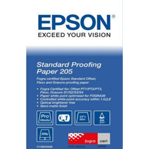 Epson Standard Proofing Paper, 24" x 50m, 205g/m²