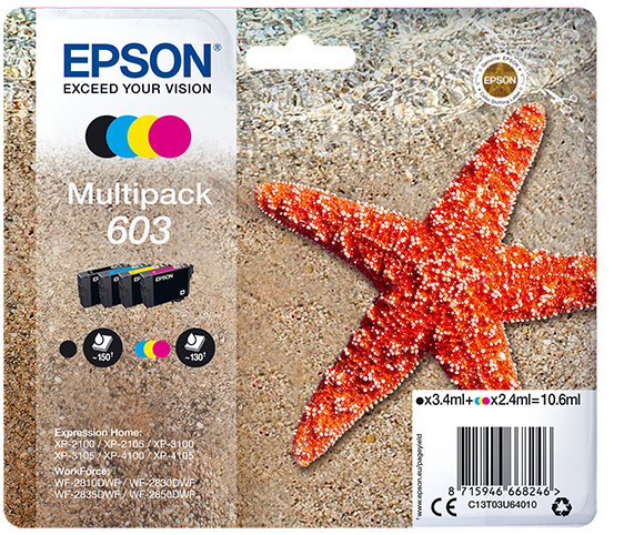 Epson C13T03U64010 ink cartridge 1 pc(s) Original Standard Yield