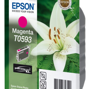 Epson Lily Singlepack Magenta T0593 Ultra Chrome K3
