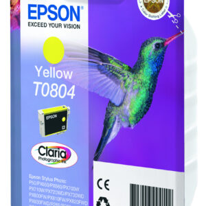 Epson Hummingbird Singlepack Yellow T0804 Claria Photographic Ink