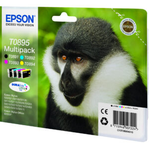 Epson Monkey Multipack 4-colours T0895 DURABrite Ultra Ink