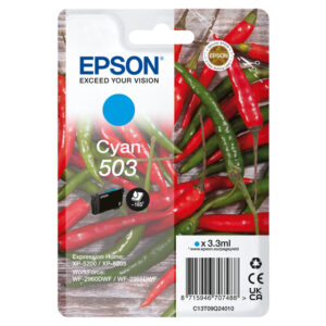 Epson 503 ink cartridge 1 pc(s) Original Standard Yield Blue Epson 503 ink cartridge 1 pc(s) Original Standard Yield Blue