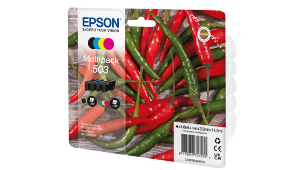 Epson 503 ink cartridge 4 pc(s) Original Standard Yield Black, Cyan, Epson 503 ink cartridge 4 pc(s) Original Standard Yield Black, Cyan,