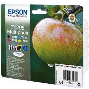 Epson Apple Multipack 4-colours T1295 DURABrite Ultra Ink Epson Apple Multipack 4-colours T1295 DURABrite Ultra Ink