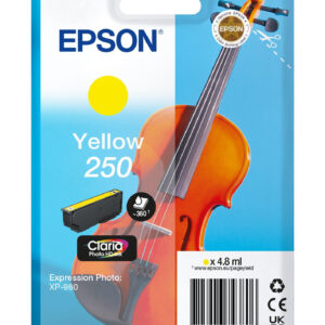 Epson 250 Violin Claria Photo HD ink cartridge 1 pc(s) Original Yellow Epson 250 Violin Claria Photo HD ink cartridge 1 pc(s) Original Yellow