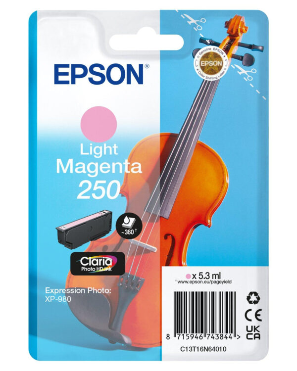Epson 250 Violin Claria Photo HD ink cartridge 1 pc(s) Original High
