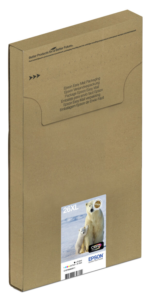 Epson Polar bear Multipack 4-colours 26XL EasyMail Epson Polar bear Multipack 4-colours 26XL EasyMail