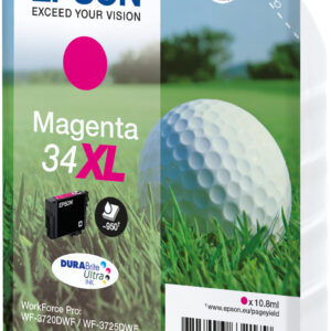 Epson Golf ball Singlepack Magenta 34XL DURABrite Ultra Ink
