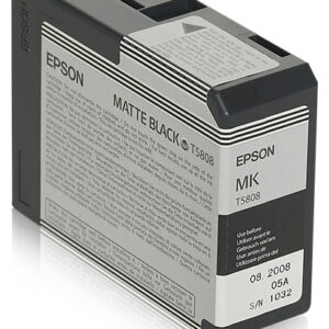 Epson T58080N ink cartridge 1 pc(s) Original Matte black Epson T58080N ink cartridge 1 pc(s) Original Matte black