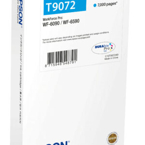 Epson WF-6xxx Ink Cartridge Cyan XXL Epson WF-6xxx Ink Cartridge Cyan XXL