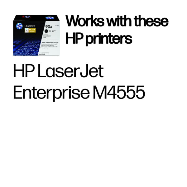 HP 90A Black Original LaserJet Toner Cartridge HP 90A Black Original LaserJet Toner Cartridge