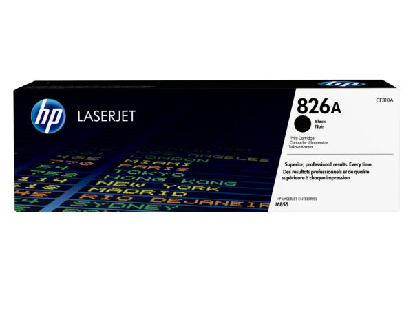 HP 826A Black Original LaserJet Toner Cartridge HP 826A Black Original LaserJet Toner Cartridge