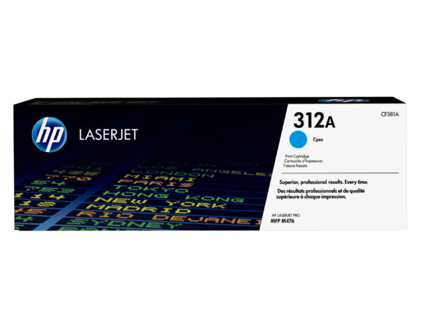 HP 312A Cyan LaserJet Toner Cartridge HP 312A Cyan LaserJet Toner Cartridge