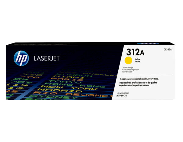 HP 312A Yellow LaserJet Toner Cartridge HP 312A Yellow LaserJet Toner Cartridge