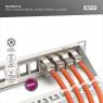 DIGITUS by ASSMANN Shop | CAT 6A Keystone Modul, geschirmt, werkzeugfreier Montageanschluss - 12 Stk.