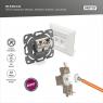 DIGITUS by ASSMANN Shop | CAT 6A Keystone module, shielded, tool-free mounting connection