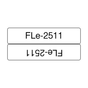 Brother FLE2511 label-making tape Black on white Brother FLE2511 label-making tape Black on white