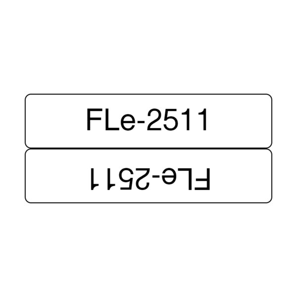 Brother FLE2511 label-making tape Black on white Brother FLE2511 label-making tape Black on white