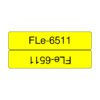 Brother FLE-6511 label-making tape Black on yellow Brother FLE-6511 label-making tape Black on yellow
