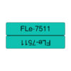 Brother FLE-7511 label-making tape Black on green Brother FLE-7511 label-making tape Black on green