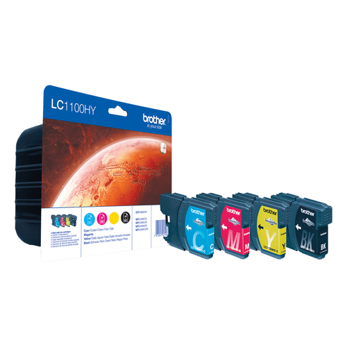 Brother LC1100HYVALBP ink cartridge 4 pc(s) Original High (XL) Yield