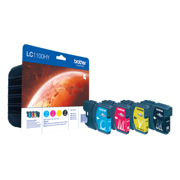 Brother LC1100HYVALBP ink cartridge 4 pc(s) Original High (XL) Yield