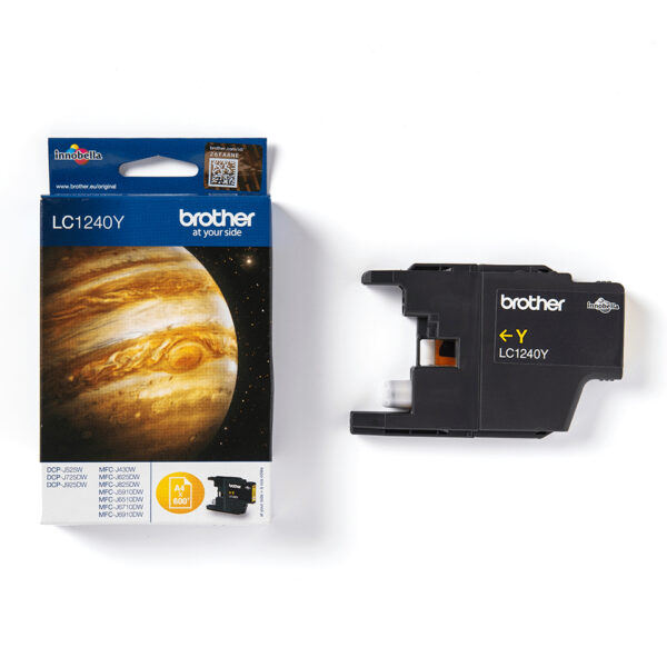 Brother LC-1240Y ink cartridge 1 pc(s) Original Yellow Brother LC-1240Y ink cartridge 1 pc(s) Original Yellow