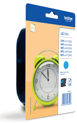 Brother LC-125XLCBPRF ink cartridge 1 pc(s) Original Cyan