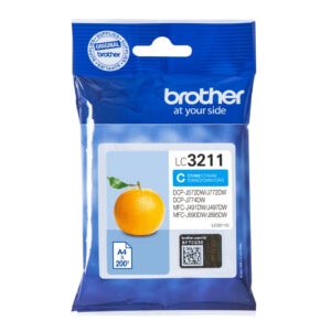 Brother LC3211C ink cartridge 1 pc(s) Original Standard Yield Cyan Brother LC3211C ink cartridge 1 pc(s) Original Standard Yield Cyan