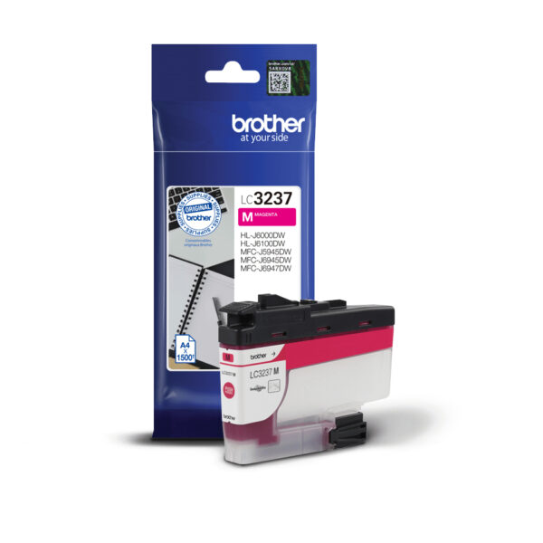 Brother LC3237M ink cartridge 1 pc(s) Original Standard Yield Magenta Brother LC3237M ink cartridge 1 pc(s) Original Standard Yield Magenta