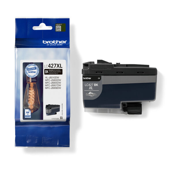 Brother LC-427XLBK ink cartridge 1 pc(s) Original High (XL) Yield Brother LC-427XLBK ink cartridge 1 pc(s) Original High (XL) Yield