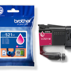 Brother LC521M Genuine Ink Cartridge - Magenta Brother LC521M Genuine Ink Cartridge - Magenta