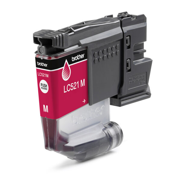 Brother LC521M Genuine Ink Cartridge - Magenta Brother LC521M Genuine Ink Cartridge - Magenta