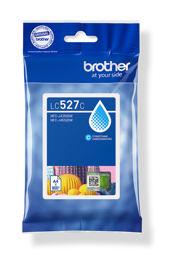 Brother Genuine LC527C Ink Cartridge - Cyan Brother Genuine LC527C Ink Cartridge - Cyan