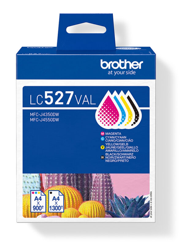 Brother Genuine LC527VAL Ink Cartridge Value Pack Brother Genuine LC527VAL Ink Cartridge Value Pack