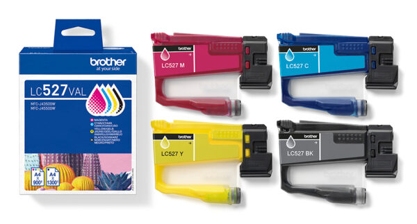 Brother Genuine LC527VAL Ink Cartridge Value Pack Brother Genuine LC527VAL Ink Cartridge Value Pack