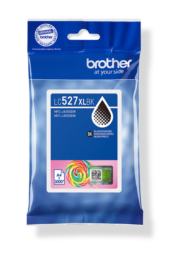 Brother Genuine LC527XLBK High Yield Ink Cartridge - Black Brother Genuine LC527XLBK High Yield Ink Cartridge - Black