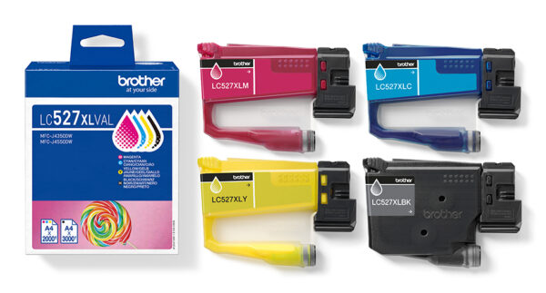 Brother Genuine LC527XLVAL Ink Cartridge Value Pack Brother Genuine LC527XLVAL Ink Cartridge Value Pack