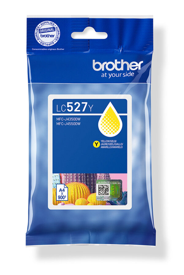Brother Genuine LC527Y Ink Cartridge - Yellow Brother Genuine LC527Y Ink Cartridge - Yellow