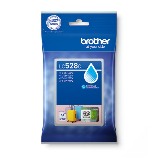 Brother LC528C ink cartridge 1 pc(s) Original Cyan Brother LC528C ink cartridge 1 pc(s) Original Cyan