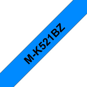 Brother M-K521B label-making tape Black on blue Brother M-K521B label-making tape Black on blue
