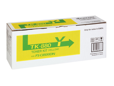 KYOCERA TK-880Y toner cartridge 1 pc(s) Original Yellow
