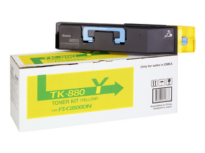 KYOCERA TK-880Y toner cartridge 1 pc(s) Original Yellow
