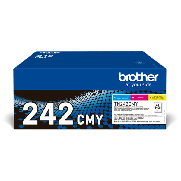 Brother TN-242CMY toner cartridge 1 pc(s) Original Cyan, Magenta, Brother TN-242CMY toner cartridge 1 pc(s) Original Cyan, Magenta,