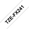 Brother TZE-FX241 label-making tape Black on white TZ Brother TZE-FX241 label-making tape Black on white TZ