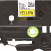 Brother TZE-FX611 label-making tape Black on yellow Brother TZE-FX611 label-making tape Black on yellow