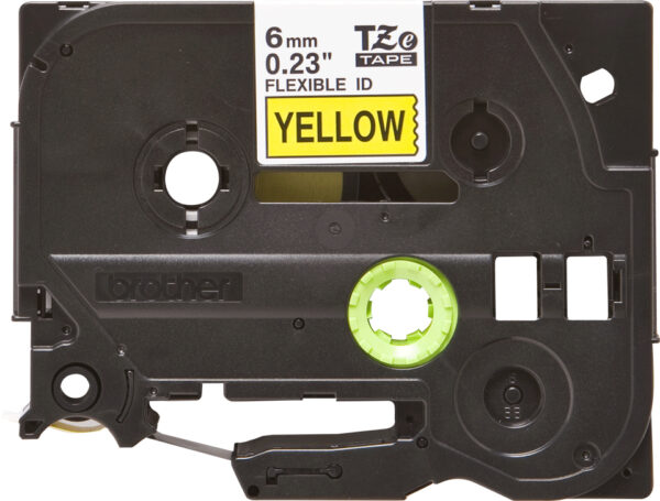 Brother TZE-FX611 label-making tape Black on yellow Brother TZE-FX611 label-making tape Black on yellow