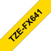 Brother TZE-FX641 label-making tape Black on yellow TZ Brother TZE-FX641 label-making tape Black on yellow TZ