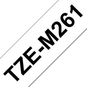 Brother TZE-M261 label-making tape Black on white Brother TZE-M261 label-making tape Black on white