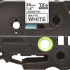 Brother TZE-M261 label-making tape Black on white